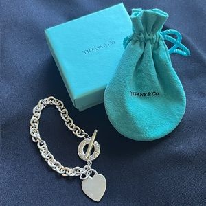 Authentic Tiffany & Co. Heart Tag Toggle Bracelet